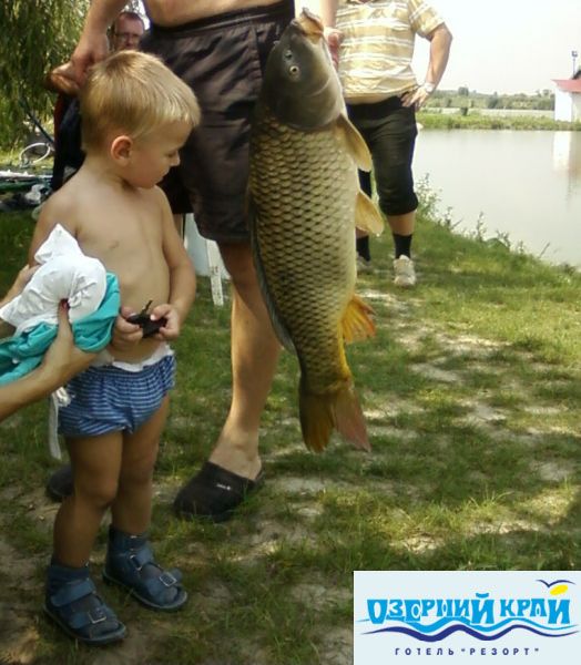 Рыбалка в Пустомытах.