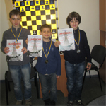 Результаты открытого первенства по быстрым шахматам (7 декабря 2013 года).