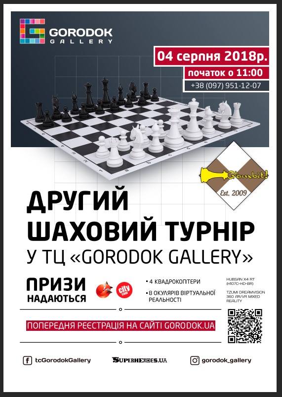 Детский шахматный турнир в ТЦ "Gorogok Gallery" (1 этап)